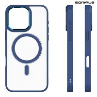 Θήκη Magnetic MagMetal Sonique Apple iPhone 16 Pro Μπλέ