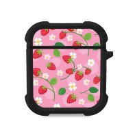 Θήκη Σιλικόνης Sonique Fruit Series για AirPods 1/2 Φράουλα