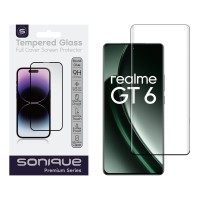 Curvy Glass Sonique Premium Series HD Full Cover 9H Realme Realme GT 6 5G / Realme GT 6T 5G Μαύρο