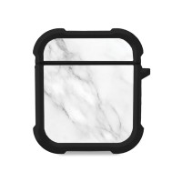 Θήκη Σιλικόνης Marble Series για AirPods 1/2 Λευκό