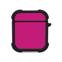 Θήκη Σιλικόνης Sonique ColorBloc Series για AirPods 1/2 Ματζέντα