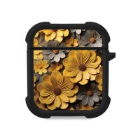 Θήκη Σιλικόνης Sonique 3D Flower Series για AirPods 1/2 Κίτρινο