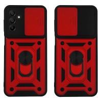 Θήκη Ring Armor CamPro Sonique για Samsung Galaxy A15 4G / Galaxy A15 5G Κόκκινο
