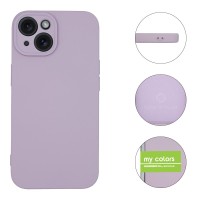 Θήκη Σιλικόνης My Colors Sonique Apple iPhone 15 Plus Βιολετί
