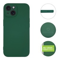 Θήκη Σιλικόνης My Colors Sonique Apple iPhone 15 Plus Πράσινο Σκούρο