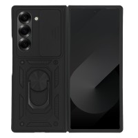 Θήκη Ring Armor CamPro Sonique για Samsung (Large Hole) Galaxy Z Fold 6 Μαύρο