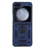 Θήκη Ring Armor CamPro Sonique για Samsung (Large Hole) Galaxy Z Flip 5 Μπλέ