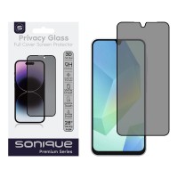 Privacy Glass Sonique Premium Series HD Full Cover 9H Samsung Galaxy A16 4G / Galaxy A16 5G / Galaxy A26 5G / Galaxy A17 4G / Galaxy A17 5G / Galaxy M16 5G Μαύρο