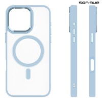 Θήκη Magnetic MagMetal Sonique Apple iPhone 16 Pro Γαλάζιο
