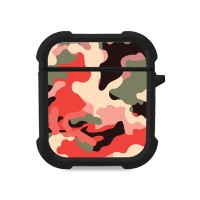 Θήκη Σιλικόνης Sonique Camouflage Army Series για AirPods 1/2 Κόκκινο