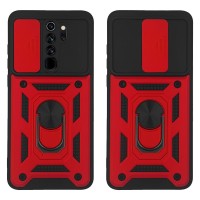 Θήκη Ring Armor CamPro Sonique για Xiaomi Redmi Note 8 Pro Κόκκινο