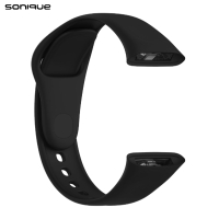 Λουράκι Σιλικόνης Sonique Color για Xiaomi Redmi Watch 3 Μαύρο