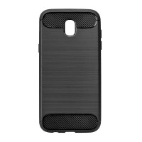 Θήκη Σιλικόνης Carbon TPU Fiber Brushed Samsung Galaxy J3 (2017) Μαύρο