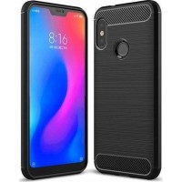 Θήκη Σιλικόνης Carbon TPU Fiber Brushed Xiaomi Mi A2 lite/Redmi 6 Pro Μαύρο
