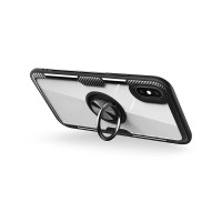 Carbon Clear Ring TPU Apple iPhone 11 Pro Μαύρο