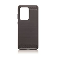 Θήκη Σιλικόνης Carbon TPU Fiber Brushed Samsung Galaxy S20 Ultra Μαύρο