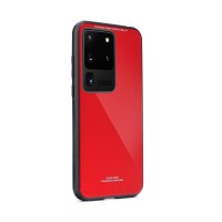Glass Case Samsung Galaxy S20 Ultra Κόκκινο