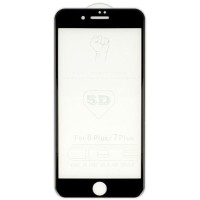 5D Full Glue 9H Tempered Glass Apple iPhone 7 Plus / iPhone 8 Plus Μαύρο