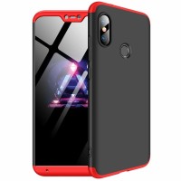 GKK 360 Full Body Protection Xiaomi Mi A2 lite/Redmi 6 Pro Μαύρο/Κόκκινο