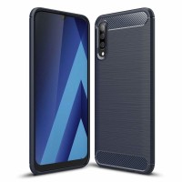 Θήκη Σιλικόνης Carbon TPU Fiber Brushed Samsung Galaxy A70/A70s Μπλε