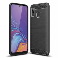Θήκη Σιλικόνης Carbon TPU Fiber Brushed Samsung Galaxy A30 / Galaxy A20 Μαύρο