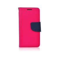 Fancy Book Samsung Galaxy A41 Φούξ/Σκούρο Μπλε
