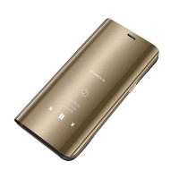 Clear View Cover Xiaomi Redmi 9 Χρυσό