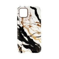 Θήκη Marble Silicon Apple iPhone 11 Pro Black / White