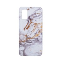 Θήκη Marble Silicon Samsung Galaxy A41 White