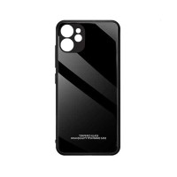 Glass Case Apple iPhone 12 mini Μαύρο