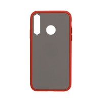 Θήκη Color Button Bumper Huawei P30 Lite Κόκκινο