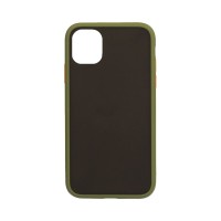 Θήκη Color Button Bumper Apple iPhone 11 Pro Χακί