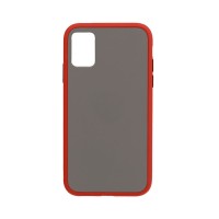 Θήκη Color Button Bumper Samsung Galaxy A51 Κόκκινο