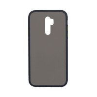 Θήκη Color Button Bumper Xiaomi Redmi 9 Μπλε Σκούρο