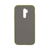 Θήκη Color Button Bumper Xiaomi Redmi 9 Χακί