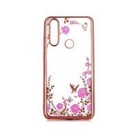 Diamond Case Samsung Galaxy A20s Ροζ Χρυσό