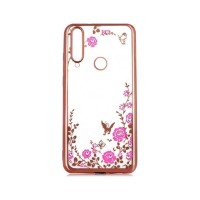 Diamond Case Huawei Y6p Ροζ Χρυσό