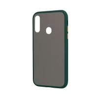 Θήκη Color Button Bumper Samsung Galaxy A20s Πράσινο