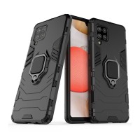 Ring Armor Kickstand magnetic car holder Samsung Galaxy A42 5G Μαύρο