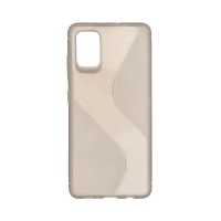S-Case Flexible Cover Samsung Galaxy A51 Σκούρο Διάφανο
