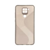S-Case Flexible Cover Xiaomi Redmi Note 9 Σκούρο Διάφανο