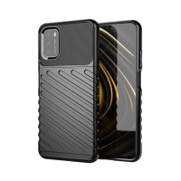 Θήκη Κινητού Thunder Case Flexible Tough Rugged Xiaomi Poco M3 Μαύρο