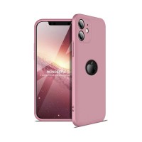 GKK 360 Full Body Protection Apple iPhone 12 Ροζ Χρυσό