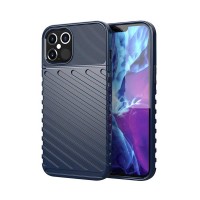 Θήκη Κινητού Thunder Case Flexible Tough Rugged Apple iPhone 12 Pro Max Μπλέ