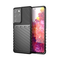 Θήκη Κινητού Thunder Case Flexible Tough Rugged Samsung Galaxy S21 Ultra Μαύρο