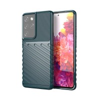 Θήκη Κινητού Thunder Case Flexible Tough Rugged Samsung Galaxy S21 Ultra Πράσινο