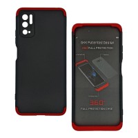 GKK 360 Full Body Protection Xiaomi Redmi Note 10 5G / Poco M3 Pro 5G Μαύρο/Κόκκινο