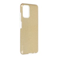 Θήκη Shining TPU Samsung Galaxy A03s Χρυσό