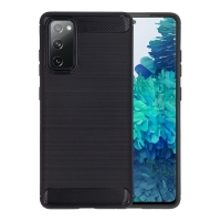 Θήκη Σιλικόνης Sonique Carbon Brushed Samsung Galaxy S20 FE 4G/5G Μαύρο