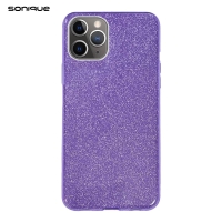 Θήκη Σιλικόνης Sonique Shiny Apple iPhone 11 Pro Max Μωβ
